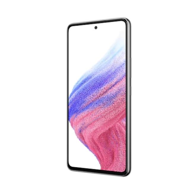 Мобилен телефон Samsung SM-A536 GALAXY A53 5G 128 GB, Octa-Core (2x2.4 GHz, 6x2.0 GHz), 6 GB RAM, 6.5" 1080x2400 120 Hz Super AMOLED, 64.0 MP + 12.0 MP + 5.0 MP + 5.0 MP + 32.0 MP Selfie, 5000 mAh, Dual SIM, Awesome Black