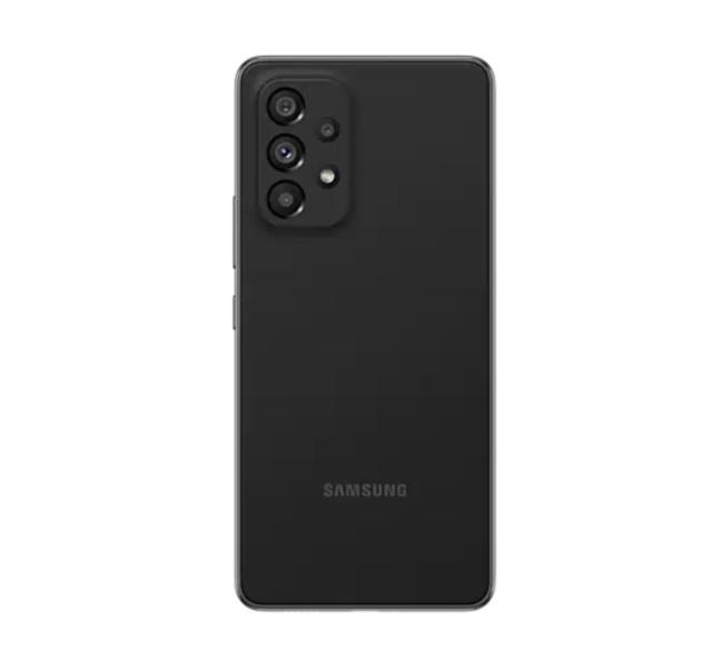 Мобилен телефон Samsung SM-A536 GALAXY A53 5G 128 GB, Octa-Core (2x2.4 GHz, 6x2.0 GHz), 6 GB RAM, 6.5" 1080x2400 120 Hz Super AMOLED, 64.0 MP + 12.0 MP + 5.0 MP + 5.0 MP + 32.0 MP Selfie, 5000 mAh, Dual SIM, Awesome Black