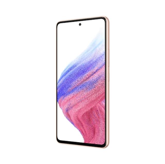 Мобилен телефон Samsung SM-A536 GALAXY A53 5G 128 GB, Octa-Core (2x2.4 GHz, 6x2.0 GHz), 6 GB RAM, 6.5" 1080x2400 120 Hz Super AMOLED, 64.0 MP + 12.0 MP + 5.0 MP + 5.0 MP + 32.0 MP Selfie, 5000 mAh, Dual SIM, Awesome Peach