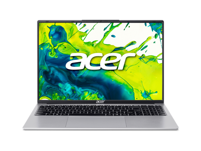 Лаптоп Acer Aspire Lite 16 AL16-54P-34FS, Intel Core i3-1305U 5C (1.6 / 4.50 GHz, 10MB Cache), 16.0" (40.64 cm) Full HD+, Intel UHD Graphics, 16GB DDR5, 512GB GB M.2 NVMe SSD, Free DOS