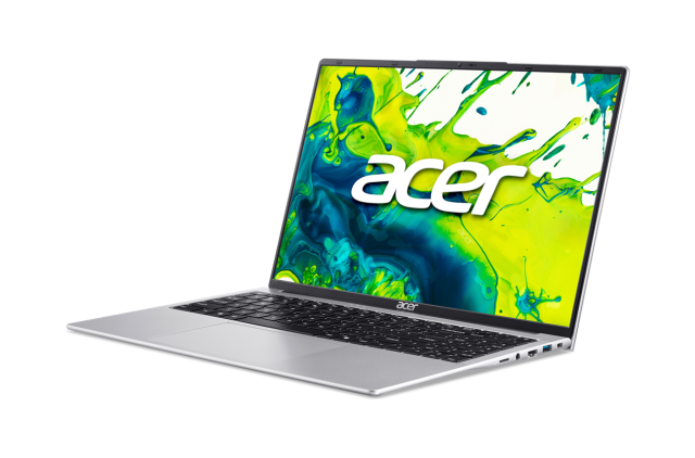 Лаптоп Acer Aspire Lite 16 AL16-54P-34FS, Intel Core i3-1305U 5C (1.6 / 4.50 GHz, 10MB Cache), 16.0" (40.64 cm) Full HD+, Intel UHD Graphics, 16GB DDR5, 512GB GB M.2 NVMe SSD, Free DOS
