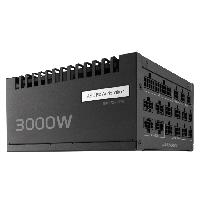 Захранване ASUS Pro WS 3000P, 3000W, Active PFC, PCIe 5.1/ATX 3.1, 80 Plus Platinum, Fully Modular
