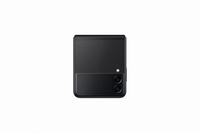 Мобилен телефон Samsung SM-F711 GALAXY Flip 3 5G 256 GB, Octa-Core (1x2.84 GHz, 3x2.42 GHz, 4x1.8 GHz), 8 GB RAM, 6.7" 1080x2640 120 Hz Dynamic AMOLED, HDR10+, 12.0 MP + 12.0 MP + 10.0 MP Selfie, 3300 mAh, Dual SIM, Black