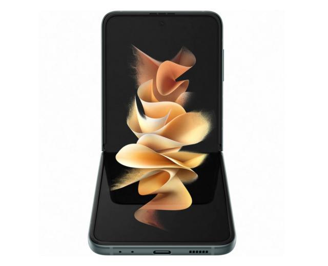 Мобилен телефон Samsung SM-F711 GALAXY Flip 3 5G 256 GB, Octa-Core (1x2.84 GHz, 3x2.42 GHz, 4x1.8 GHz), 8 GB RAM, 6.7" 1080x2640 120 Hz Dynamic AMOLED, HDR10+, 12.0 MP + 12.0 MP + 10.0 MP Selfie, 3300 mAh, Dual SIM, Green