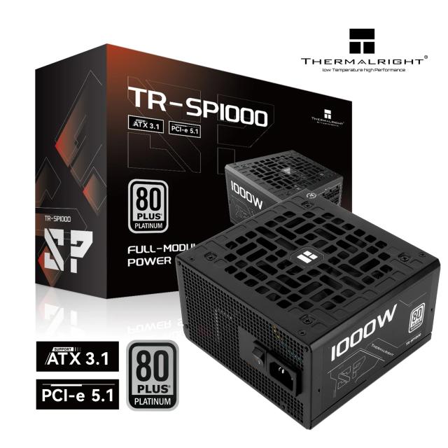 Захранване Thermalright TR-SP1000, 1000W, Active PFC, ATX 3.1, 80 PLUS PLATINUM, Full Modular