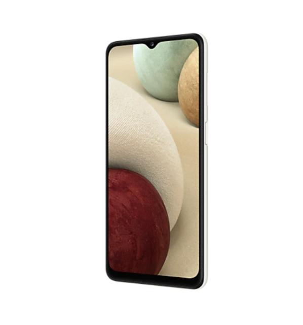Мобилен телефон Samsung SM-A127 GALAXY A12 128 GB, Octa-Core (4x2.35 GHz, 4x1.8 GHz), 4 GB RAM, 6.5", 720 x 1600 FHD+, 48.0 MP + 5.0 MP + 2.0 MP + 2.0 MP + 8.0 MP Selfie, 5000 mAh, Dual SIM, White