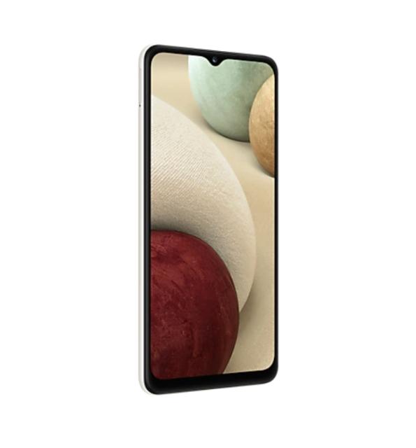 Мобилен телефон Samsung SM-A127 GALAXY A12 128 GB, Octa-Core (4x2.35 GHz, 4x1.8 GHz), 4 GB RAM, 6.5", 720 x 1600 FHD+, 48.0 MP + 5.0 MP + 2.0 MP + 2.0 MP + 8.0 MP Selfie, 5000 mAh, Dual SIM, White