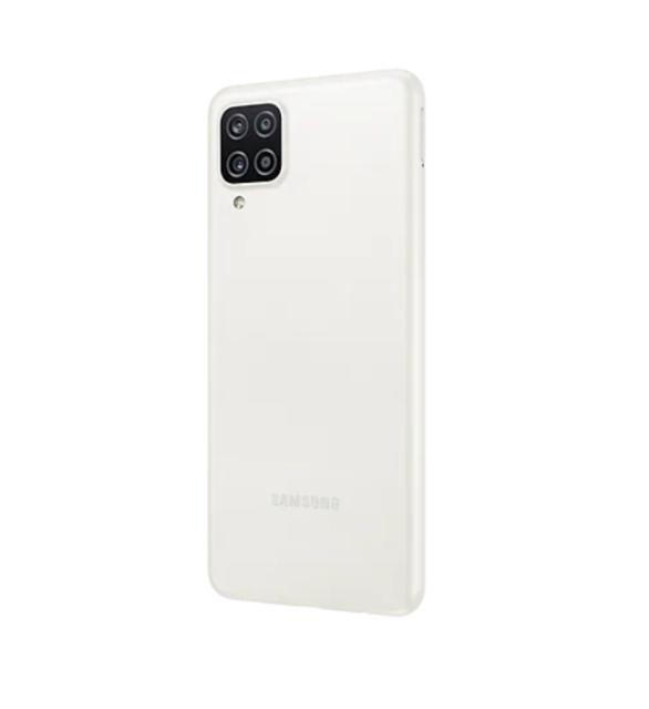 Мобилен телефон Samsung SM-A127 GALAXY A12 128 GB, Octa-Core (4x2.35 GHz, 4x1.8 GHz), 4 GB RAM, 6.5", 720 x 1600 FHD+, 48.0 MP + 5.0 MP + 2.0 MP + 2.0 MP + 8.0 MP Selfie, 5000 mAh, Dual SIM, White