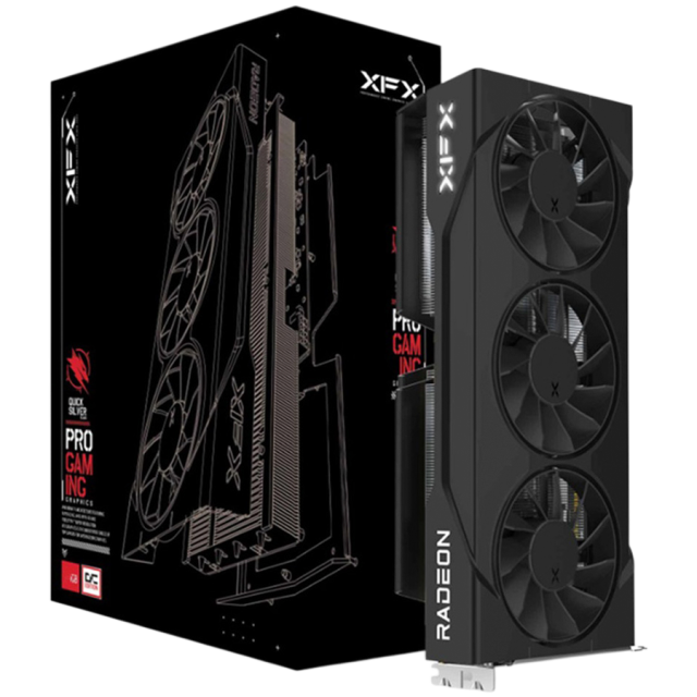 Видео карта XFX Swift AMD Radeon RX 9060 XT OC Triple Fan Gaming Edition 16GB GDDR6, 128bit,  HDMI, 2x DP