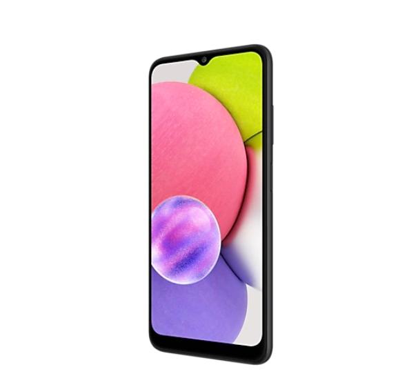 Мобилен телефон Samsung SM-A03 Galaxy A03s 32 GB, Octa-Core (2.3GHz, 1.8GHz), 3 GB RAM, 6.5", 720 x 1600 HD+, 13.0 MP + 2.0 MP + 2.0 MP + 5.0 MP Selfie, 5000 mAh, Dual SIM, Black