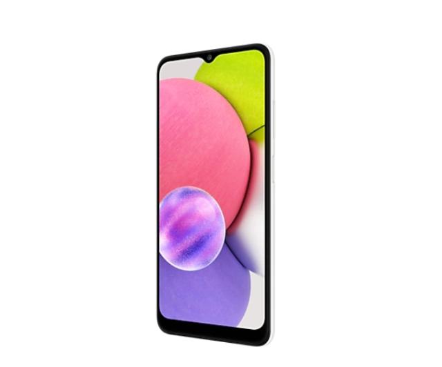 Мобилен телефон Samsung SM-A03 Galaxy A03s 32 GB, Octa-Core (2.3GHz, 1.8GHz), 3 GB RAM, 6.5", 720 x 1600 HD+, 13.0 MP + 2.0 MP + 2.0 MP + 5.0 MP Selfie, 5000 mAh, Dual SIM, White