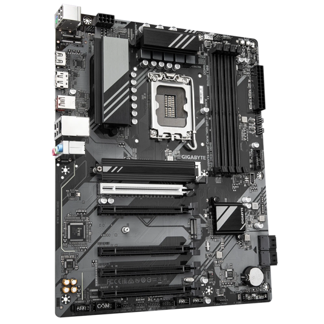 Дънна платка GIGABYTE B760 DS3H GEN5, LGA1700, 4x DDR4, 2x M.2, 4x SATA 6Gb/s, HDMI, DP, ATX