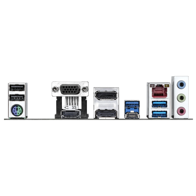 Дънна платка GIGABYTE B760M DS3H GEN5, LGA1700, 4x DDR4, 2x M.2, 4x SATA 6Gb/s, VGA, HDMI, DP, Micro ATX