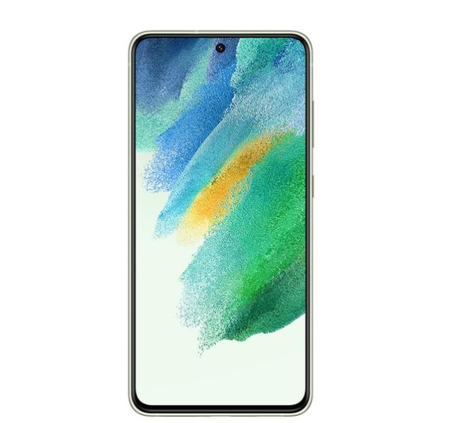 Мобилен телефон Samsung SM-G990B GALAXY S21 FE 5G 128 GB, Octa-Core (1x 2.84 GHz, 3x2.42 GHz, 4x1.8 GHz), 6 GB RAM, 6.4'' 1080 x 2400 Dynamic AMOLED 2X, 120 Hz, HDR 10+ , 12 MP + 8 MP + 12 MP + 32 MP Selfie, 4500 mAh, Dual SIM, Android 12, Olive