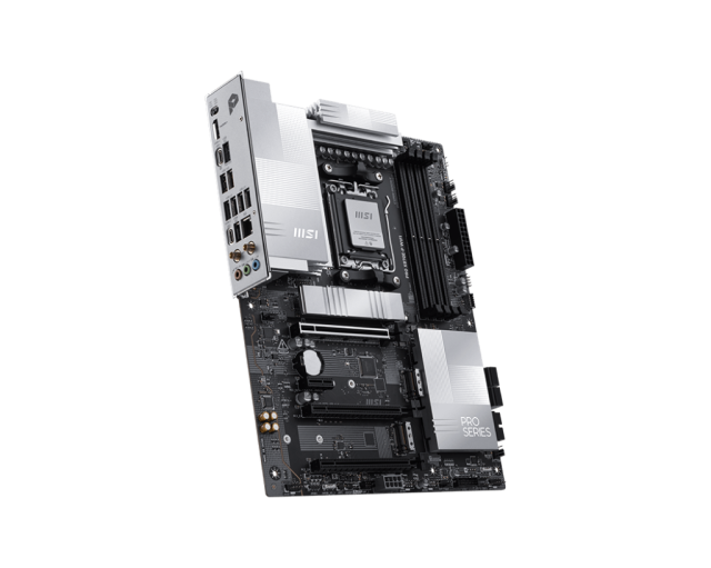 Дънна платка MSI PRO X870E-P WIFI, AM5, 4 x DDR5, 3 x M.2, 4 x SATA, HDMI, ATX