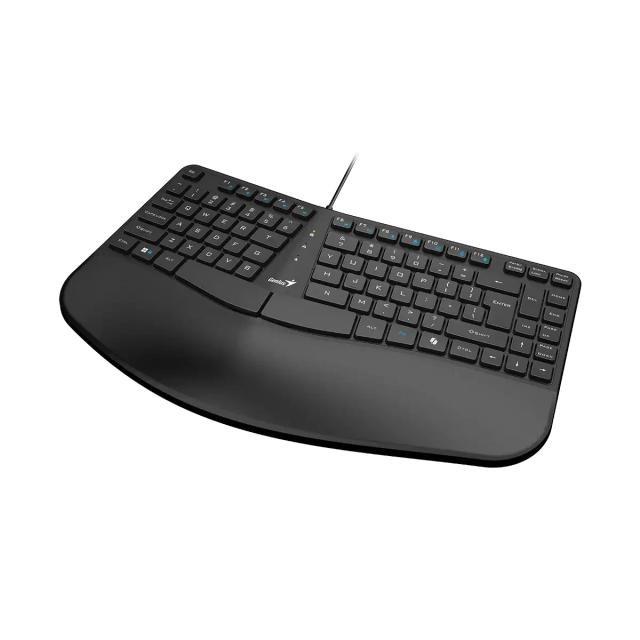 Клавиатура Genius KB-700 Ергономичен Ergo, ниско профилна, USB, Black