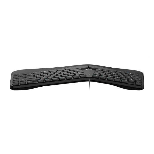 Клавиатура Genius KB-700 Ергономичен Ergo, ниско профилна, USB, Black