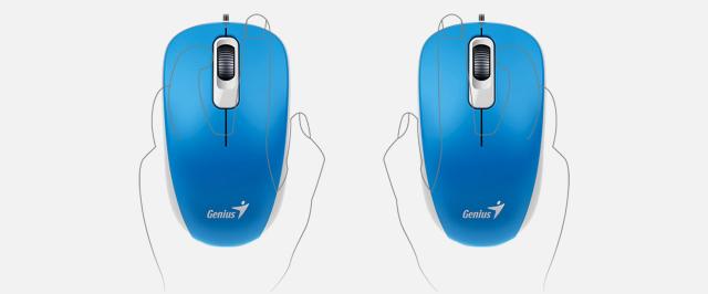 Мишка Genius DX-110, оптична (1200 dpi), USB, Blue