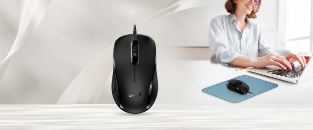 Мишка Genius DX-101, оптична (1200 dpi), USB, Black