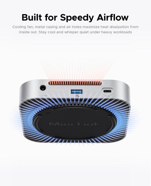 Докинг станция Orico Storage M.2 NVMe - USB-C (10Gbps) x 1, USB3.2 x 2, USB2.0 x 2, M.2 x 1, Audio, SD/TF 4.0, USB Type-C