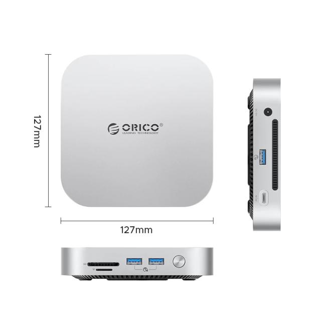 Докинг станция Orico Storage M.2 NVMe - USB4 (40Gbps) x 1, USB3.2 (10Gbps) x 3, M.2 SSD x 2, SD/TF 4.0, USB Type-C