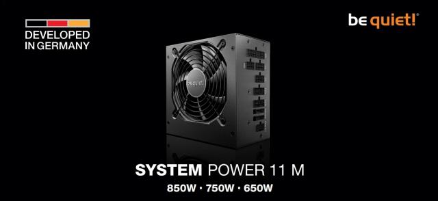 Захранване be quiet! System Power 11 M 750W, Active PFC, ATX 3.1, 80 PLUS GOLD,  Bulk