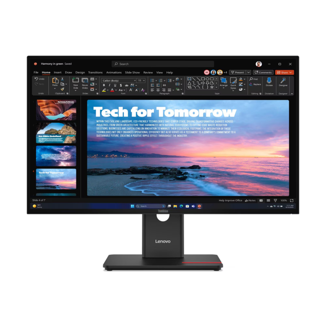 Монитор Lenovo ThinkVision T27QD-40, 27.0" (68.58 cm) WLED IPS, 4 ms, 1500:1, 120Hz, 350 cd/m², HDMI, DP, USB, USB Type-C, Ethernet
