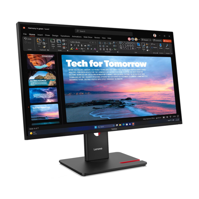 Монитор Lenovo ThinkVision T27QD-40, 27.0" (68.58 cm) WLED IPS, 4 ms, 1500:1, 120Hz, 350 cd/m², HDMI, DP, USB, USB Type-C, Ethernet