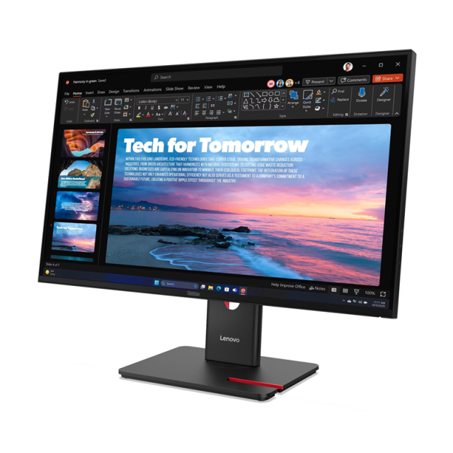 Монитор Lenovo ThinkVision T27QD-40, 27.0" (68.58 cm) WLED IPS, 4 ms, 1500:1, 120Hz, 350 cd/m², HDMI, DP, USB, USB Type-C, Ethernet