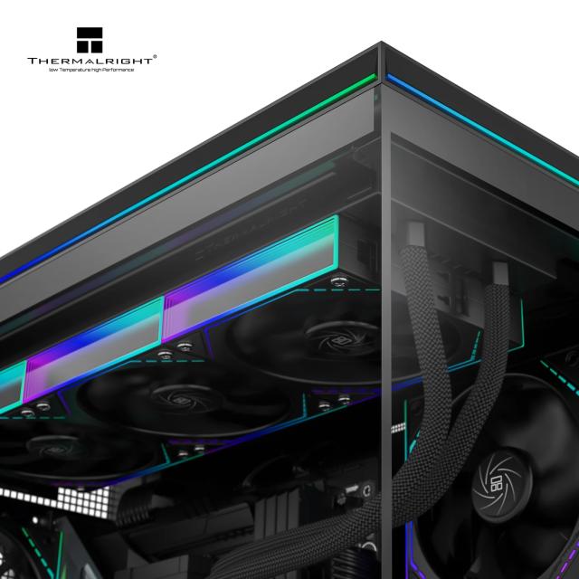 Кутия Thermalright TL-M10 Black, Mini Tower, 2x USB 3.0, 1x USB Tupe-C, 1x HD Audio, Micro ATX / Mini-ITX, черна