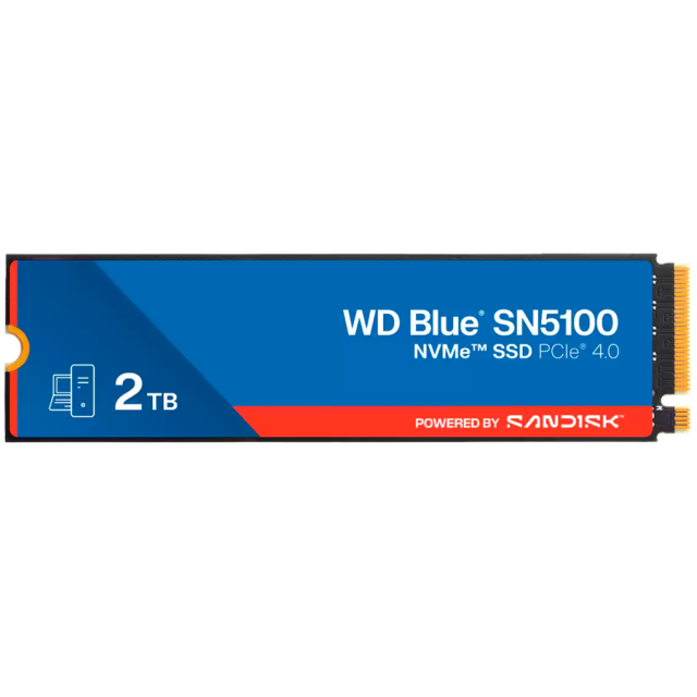 Western Digital Blue SN5100 SSD 2TB M.2 2280 PCIe Gen4 NVMe