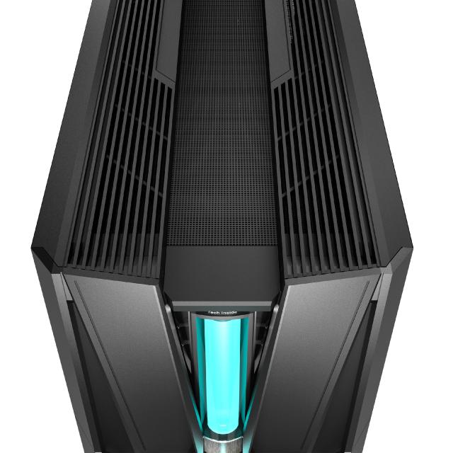 Кутия за компютър DeepCool GENOME III, 5.5" LCD Display, Big Tower, 4 x USB 3.0, 1 x USB Type-C 3.2, 1 x HD Audio, EATX / ATX / mATX / Mini-ITX