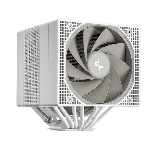 Охладител за процесор DeepCool ASSASSIN IV VC ELITE WHITE - Vapor Chamber, Dual-Tower, 3 pin ADD-RGB 5V / 4 pin PWM, LGA1851/AM5