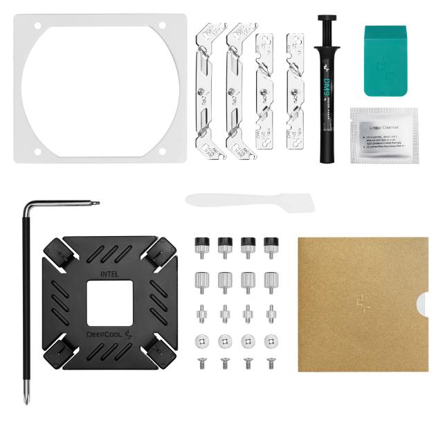 Охладител за процесор DeepCool ASSASSIN IV VC ELITE WHITE - Vapor Chamber, Dual-Tower, 3 pin ADD-RGB 5V / 4 pin PWM, LGA1851/AM5