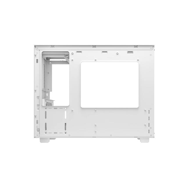 Кутия за компютър DeepCool CH160 PLUS WH, Mini Tower, 2 x USB 3.0, 1 x USB Type-C 3.2, 1 x HD Audio, mATX / Mini-ITX