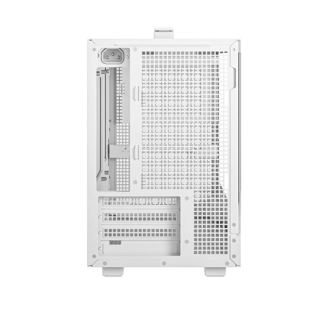 Кутия за компютър DeepCool CH160 PLUS WH, Mini Tower, 2 x USB 3.0, 1 x USB Type-C 3.2, 1 x HD Audio, mATX / Mini-ITX