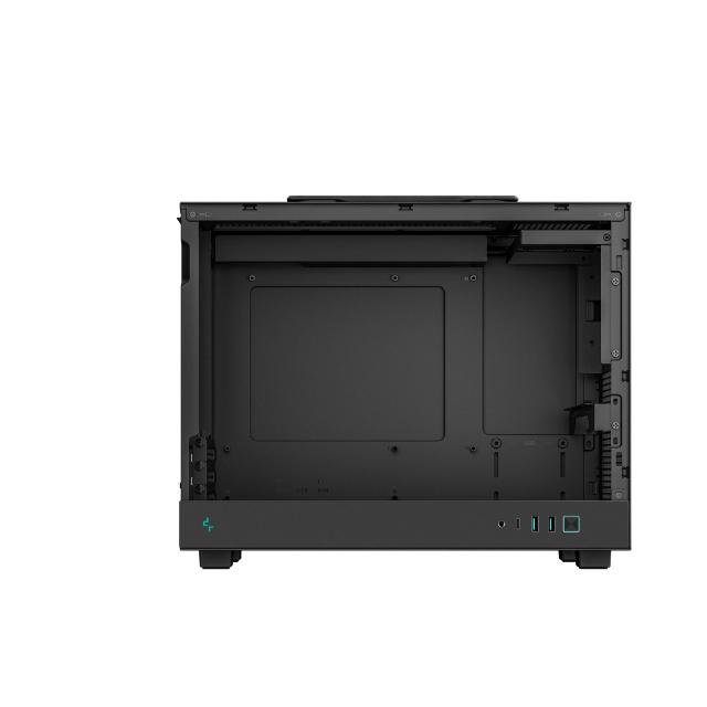 Кутия за компютър DeepCool CH160 PLUS, Mini Tower, 2 x USB 3.0, 1 x USB Type-C 3.2, 1 x HD Audio, mATX / Mini-ITX