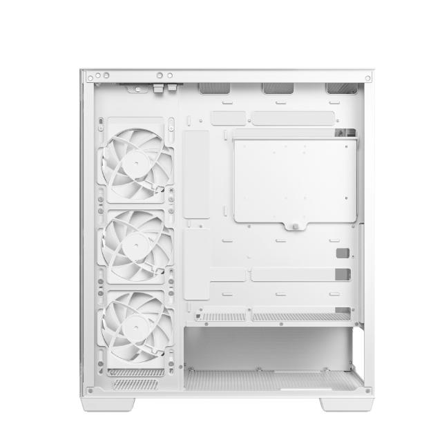 Кутия за компютър DeepCool CG580 4F WH V2, Middle Tower, 2 x USB 3.0, 1 x USB Type-C 3.2, 1 x HD Audio, ATX / mATX / Mini-ITX