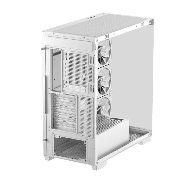 Кутия за компютър DeepCool CG580 4F WH V2, Middle Tower, 2 x USB 3.0, 1 x USB Type-C 3.2, 1 x HD Audio, ATX / mATX / Mini-ITX