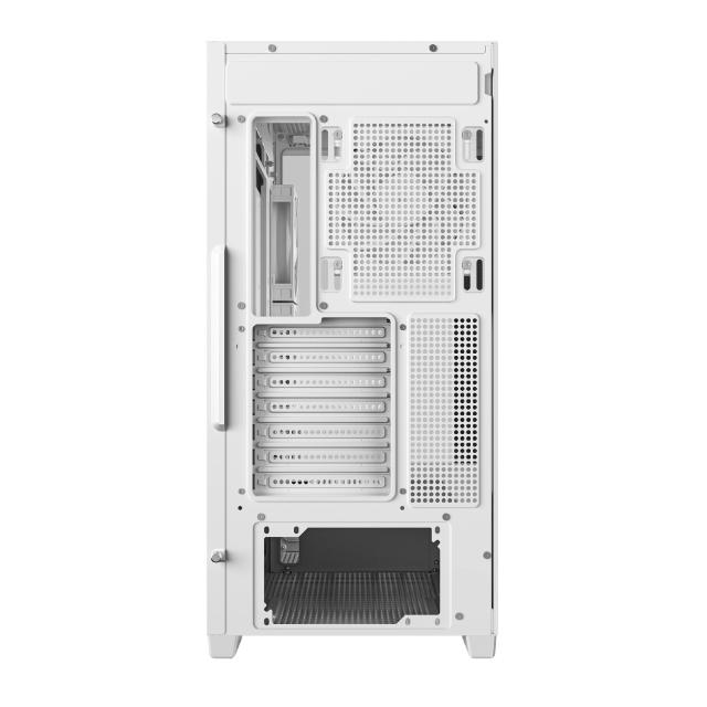 Кутия за компютър DeepCool CG580 4F WH V2, Middle Tower, 2 x USB 3.0, 1 x USB Type-C 3.2, 1 x HD Audio, ATX / mATX / Mini-ITX