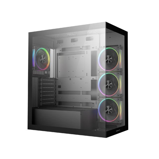 Кутия за компютър DeepCool CG580 4F V2, Middle Tower, 2 x USB 3.0, 1 x USB Type-C 3.2, 1 x HD Audio, ATX / mATX / Mini-ITX
