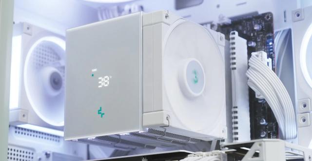 Охладител за процесор DeepCool AK620 DIGITAL SE WH - Dual-Tower, 3 pin ADD-RGB 5V / 4 pin PWM, LGA1851/AM5