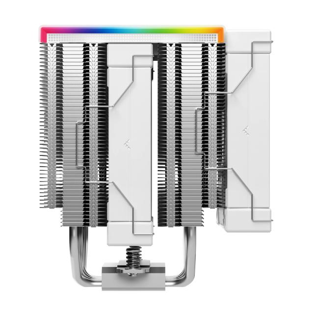 Охладител за процесор DeepCool AK620 DIGITAL SE WH - Dual-Tower, 3 pin ADD-RGB 5V / 4 pin PWM, LGA1851/AM5