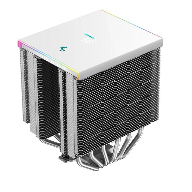 Охладител за процесор DeepCool AK620 DIGITAL SE WH - Dual-Tower, 3 pin ADD-RGB 5V / 4 pin PWM, LGA1851/AM5