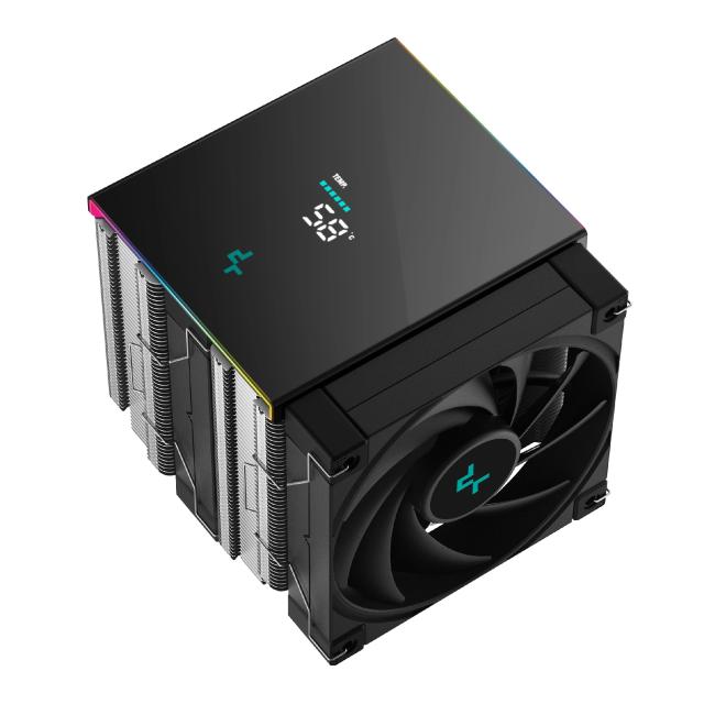 Охладител за процесор DeepCool AK620 DIGITAL SE - Dual-Tower, 3 pin ADD-RGB 5V / 4 pin PWM, LGA1851/AM5