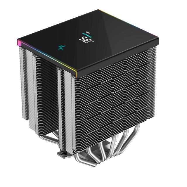 Охладител за процесор DeepCool AK620 DIGITAL SE - Dual-Tower, 3 pin ADD-RGB 5V / 4 pin PWM, LGA1851/AM5