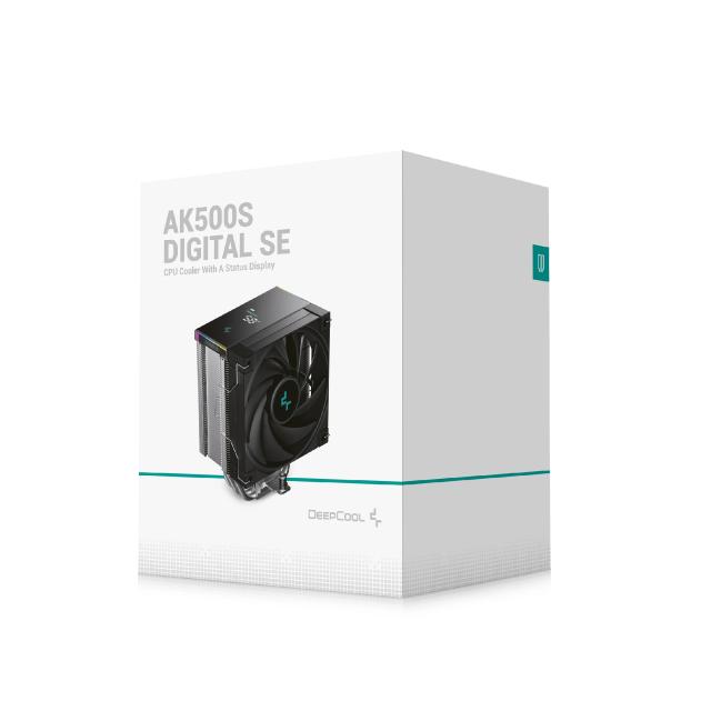 Охладител за процесор DeepCool AK500S DIGITAL SE, 3 pin ADD-RGB 5V/4 pin PWM, LGA1851/AM5