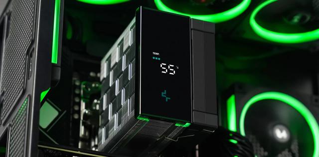 Охладител за процесор DeepCool AK500S DIGITAL SE, 3 pin ADD-RGB 5V/4 pin PWM, LGA1851/AM5