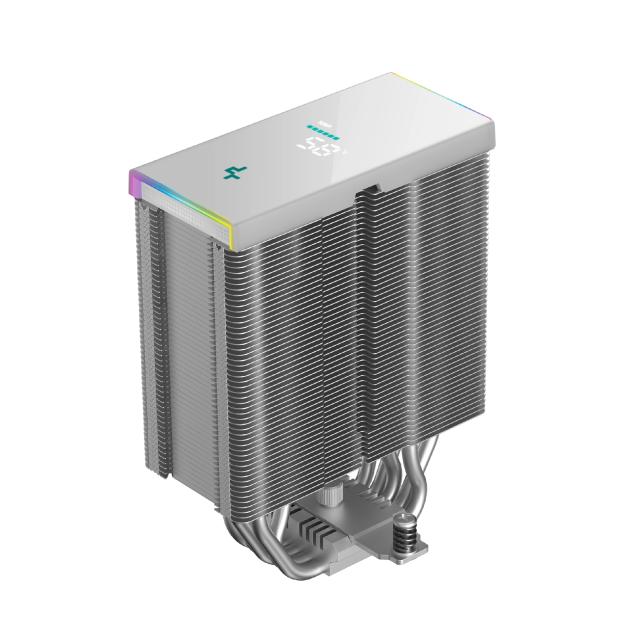 Охладител за процесор DeepCool AK500S DIGITAL SE WH, 3 pin ADD-RGB 5V/4 pin PWM, LGA1851/AM5
