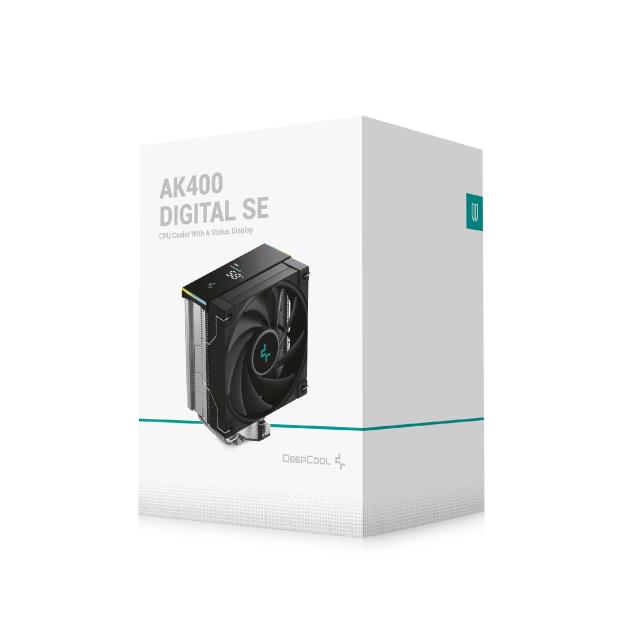 Охладител за процесор DeepCool AK400 DIGITAL SE, 3 pin ADD-RGB 5V/4 pin PWM, LGA1851/AM5